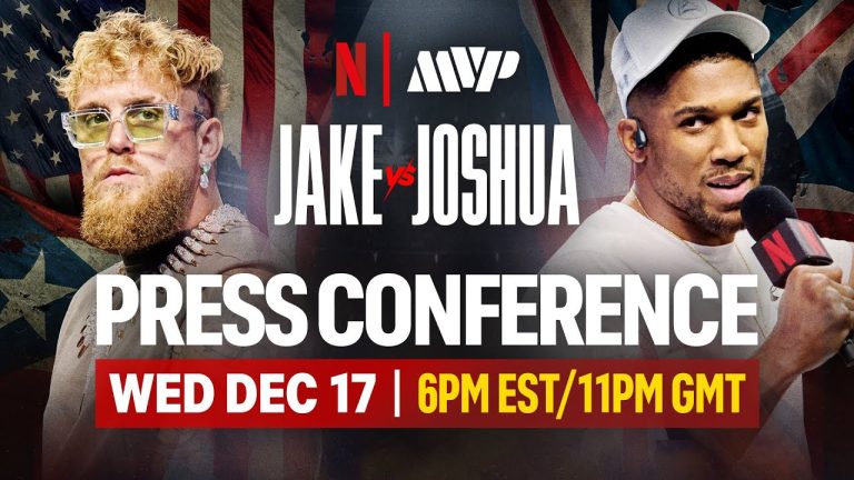 Jake Paul vs. Anthony Joshua | Fight Week Press Conference | Netflix